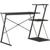 Image de Bureau Avec Étagère Noir 116x50x93 Cm Vidaxl