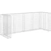 Image de Mur En Gabion Pour Poubelles Acier Galvanisé 320x100x120 Cm Vidaxl