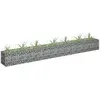 Image de Lit Surélevé À Gabion Acier Galvanisé 270x30x30 Cm Vidaxl