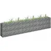 Image de Lit Surélevé À Gabion Acier Galvanisé 270x30x60 Cm Vidaxl