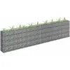Image de Lit Surélevé À Gabion Acier Galvanisé 360x30x90 Cm Vidaxl