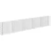 Image de Lit Surélevé À Gabion Acier Galvanisé 450x30x90 Cm Vidaxl