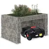 Image de vidaXL Garage tondeuse à gazon lit surélevé 110x80x60 cm Fil en acier 145655