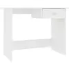 Image de Bureau Blanc 100 X 50 X 76 Cm Bois D'ingénierie Vidaxl