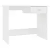 Image de Vidaxl bureau blanc 100 x 50 x 76 cm bois d'ingénierie 800549