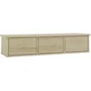 Image de vidaXL Étagère murale avec tiroirs Chêne sonoma bois dingénierie 800597