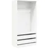 Image de Garde-robe Blanc 100x50x200 Cm Bois D'ingénierie Vidaxl