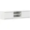 Image de Meuble Tv Blanc 140x40x35,5 Cm Bois D'ingénierie Vidaxl