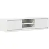 Image de Vidaxl meuble tv blanc 140x40x35,5 cm bois d'ingénierie 800648
