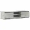 Image de Vidaxl meuble tv gris béton 140x40x35,5 cm bois d'ingénierie 800652