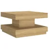 Image de Table Basse Marron Clair 60x60x35 Cm Mdf Vidaxl