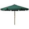 Image de vidaXL Parasol dExtérieur avec Mât en Bois Pare-soleil de Patio Abri de Soleil Parasol de Plage Jardin Terrasse Balcon 47213