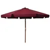Image de Parasol - VIDAXL - 47216 - Bois - Polyester - Anti-UV - 330x240 cm