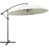 Image de Parasol Suspendu Avec Poteau En Aluminium Blanc 3 M Vidaxl