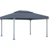 Image de Tonnelle 400x300 Cm Anthracite Aluminium Vidaxl
