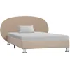 Image de Cadre De Lit Sans Matelas Cappuccino Similicuir 100x200 Cm Vidaxl