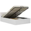 Image de Cadre De Lit Avec Rangement Hydraulique 140x200 Cm Similicuir Vidaxl