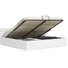 Image de vidaXL Cadre de lit avec rangement hydraulique Similicuir 160x200 cm 285520