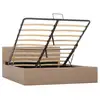 Image de Vidaxl cadre de lit à rangement hydraulique sans matelas 140x200 cm cadre 2 personnes