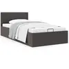 Image de Cadre De Lit À Rangement Hydraulique Sans Matelas 100x200 Cm Vidaxl
