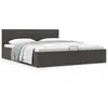 Image de Cadre De Lit À Rangement Hydraulique Sans Matelas 160x200 Cm Vidaxl