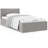 Image de Cadre De Lit À Rangement Hydraulique Sans Matelas 100x200 Cm Vidaxl