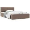 Image de Cadre De Lit À Rangement Hydraulique Sans Matelas 140x200 Cm Vidaxl