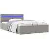 Image de Cadre De Lit À Rangement Hydraulique Sans Matelas 140x200 Cm Vidaxl
