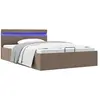 Image de Cadre De Lit À Rangement Hydraulique Sans Matelas 120x200 Cm Vidaxl