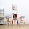 Image de Tabourets De Bar Lot De 2 Gris Clair Tissu Vidaxl