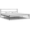 Image de Cadre De Lit Sans Matelas Gris Métal 180x200 Cm Vidaxl
