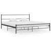 Image de vidaXL Cadre de lit sans matelas noir métal 180x200 cm 284688