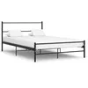 Image de vidaXL Cadre de lit sans matelas noir métal 120x200 cm 284690
