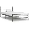 Image de Cadre De Lit Sans Matelas Gris Métal 90x200 Cm Vidaxl