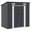 Image de Abri De Jardin Anthracite Acier Vidaxl