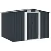 Image de Abri De Stockage Pour Jardin Anthracite Métal 257x205x178 Cm Vidaxl