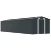 Image de Abri De Jardin Anthracite 257x990x181 Cm Acier Galvanisé Vidaxl