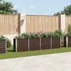 Image de vidaXL Jardinière 320x40x77 cm Acier galvanisé Marron