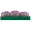 Image de vidaXL Lit Surélevé Pot de Fleurs Bac à Plante Pot de Plante Bac de Fleurs Jardinière Jardin Extérieur 320x40x45 cm Acier 47053
