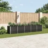 Image de vidaXL Lit surélevé de jardin Acier galvanisé 400x80x77 cm Anthracite 47063