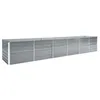 Image de vidaXL Lit surélevé de jardin Acier galvanisé 480x80x77 cm Gris