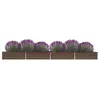 Image de vidaXL Lit surélevé de jardin Acier galvanisé 600x80x45 cm Marron 47074