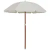 Image de Parasol De Jardin Avec Mât En Acier 180 Cm Sable Vidaxl
