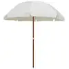 Image de Parasol De Jardin Avec Mât En Acier 240 Cm Sable Vidaxl