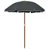Image de Parasol De Jardin Avec Mât En Acier 180 Cm Anthracite Vidaxl