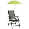 Image de Parasols De Chaise De Camping 2 Pcs Vert 105 Cm Vidaxl