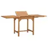 Image de Table extensible de jardin (110 160)x80x75 cm teck solide 47420