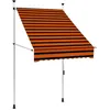 Image de vidaXL Auvent manuel rétractable 100 cm Orange et marron 145834