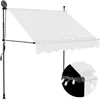 Image de vidaXL Auvent manuel rétractable avec LED 100 cm Crème