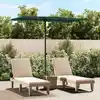Image de Parasol De Jardin Avec Mât En Aluminium 2x1,5 M Vert Vidaxl
